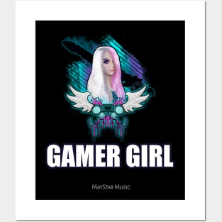 Gamer Girl Posters and Art